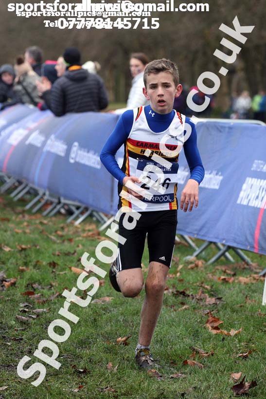Boys under-13s 2017 British Athletics Liverpool Cross Challenge, Sefton Park, Liverpool. Photo:  David T. Hewitson/Sports for All Pics